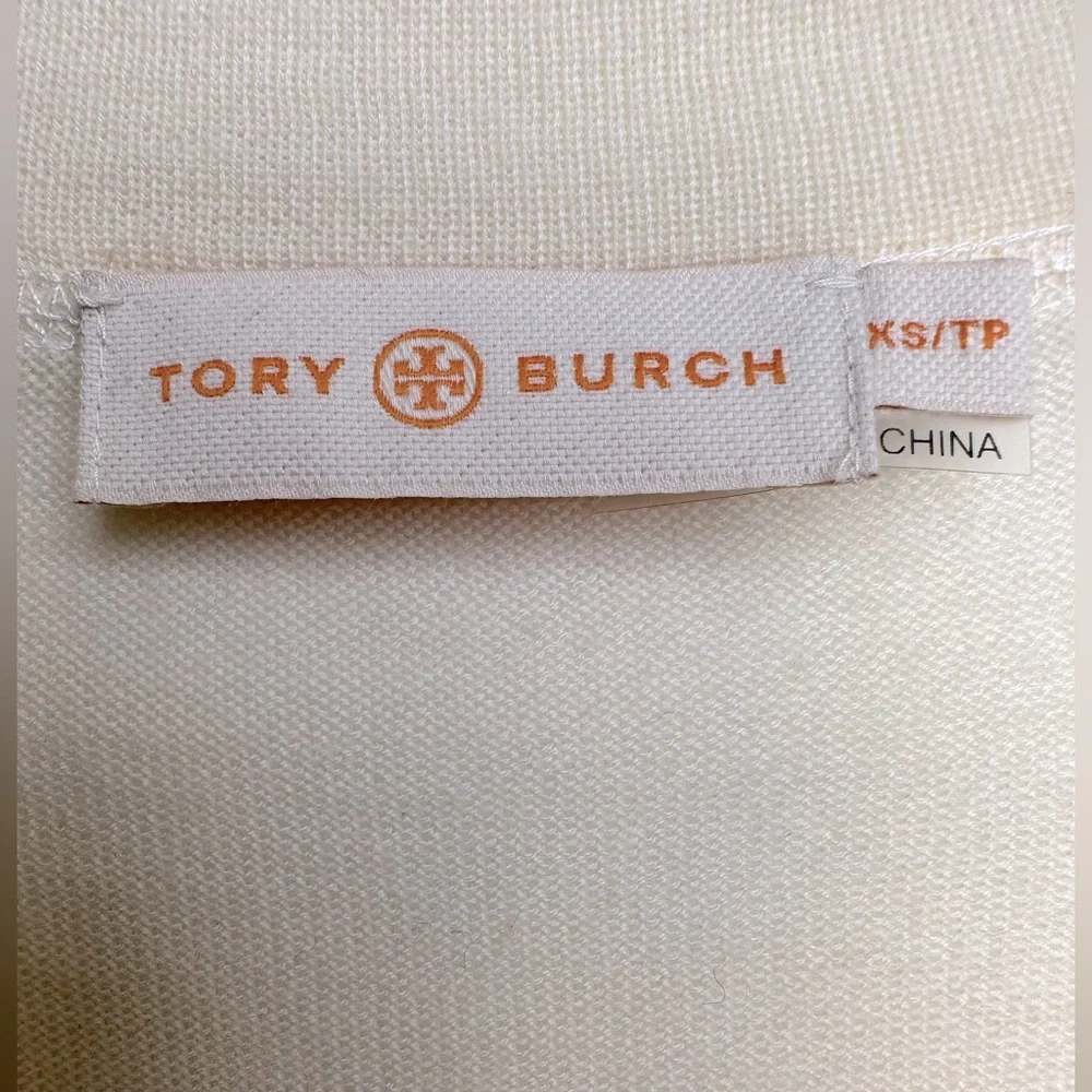 Tory Burch 100% Merino Wool Women’s Sweater/Cardigan - Size: XS - Picture 15 of 17